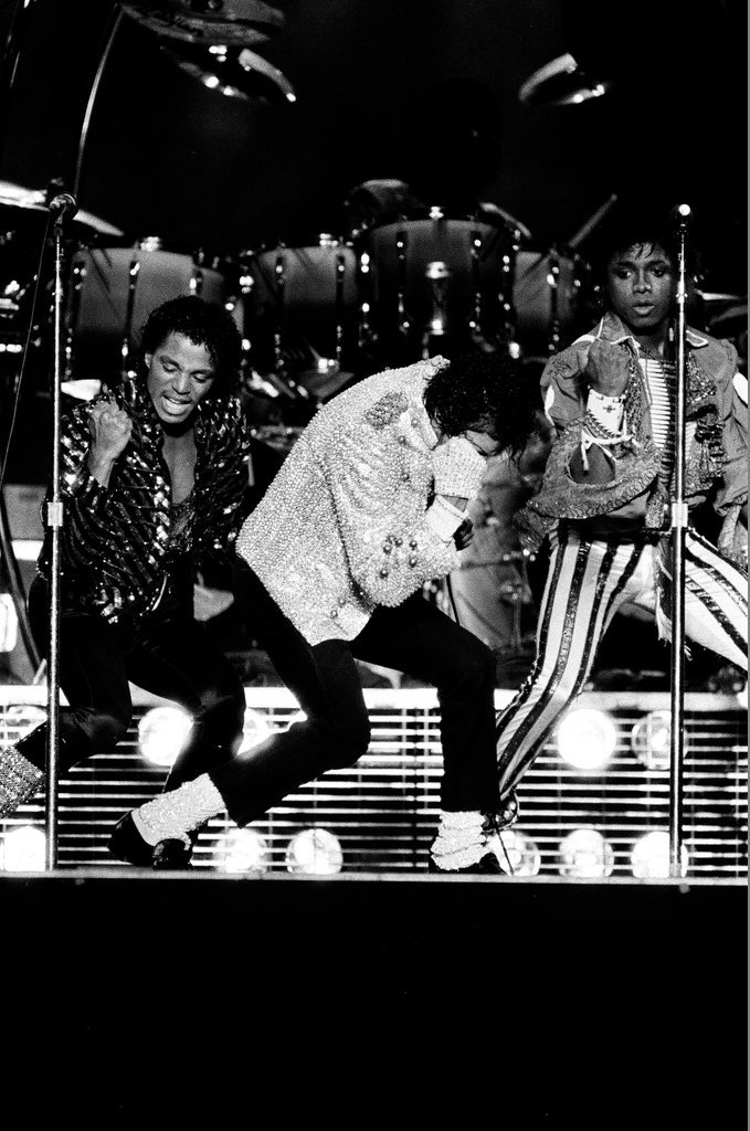 Michael Jackson concert at Comiskey Park - Bob (Robert) Black for Chicago Sun-Times