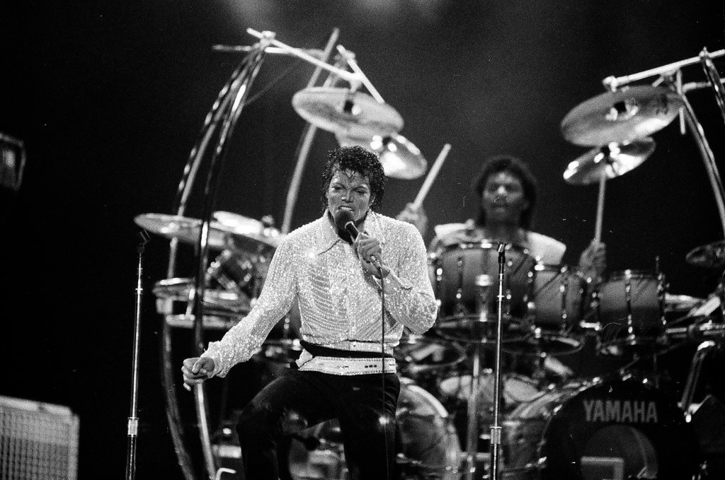 Michael Jackson concert at Comiskey Park - Ringham for Chicago Sun-Times