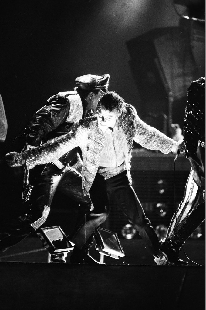 Michael Jackson concert at Comiskey Park - Bob (Robert) Black for Chicago Sun-Times