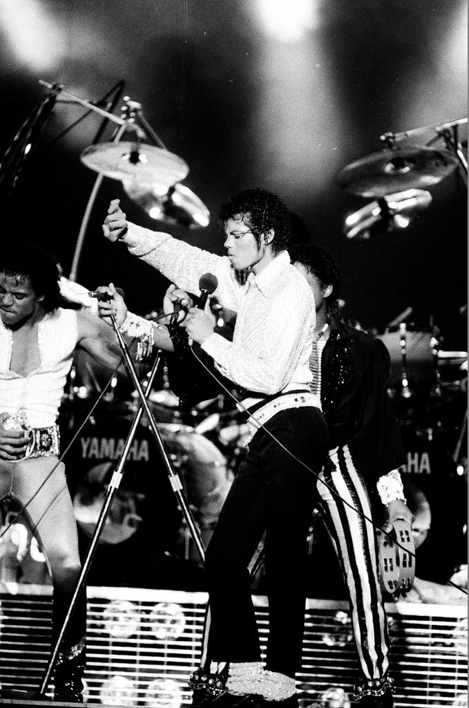 Michael Jackson concert at Comiskey Park - Ringham for Chicago Sun-Times