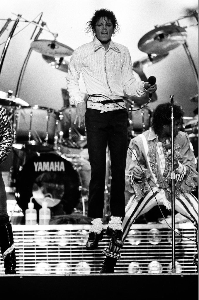 Michael Jackson concert at Comiskey Park - Bob (Robert) Black for Chicago Sun-Times
