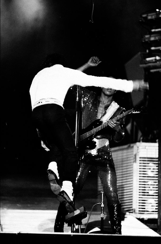 Michael Jackson concert at Comiskey Park - Ringham for Chicago Sun-Times