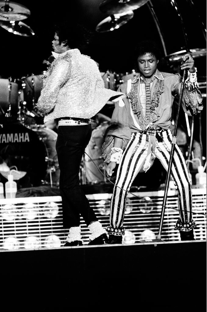 Michael Jackson concert at Comiskey Park - Bob (Robert) Black for Chicago Sun-Times