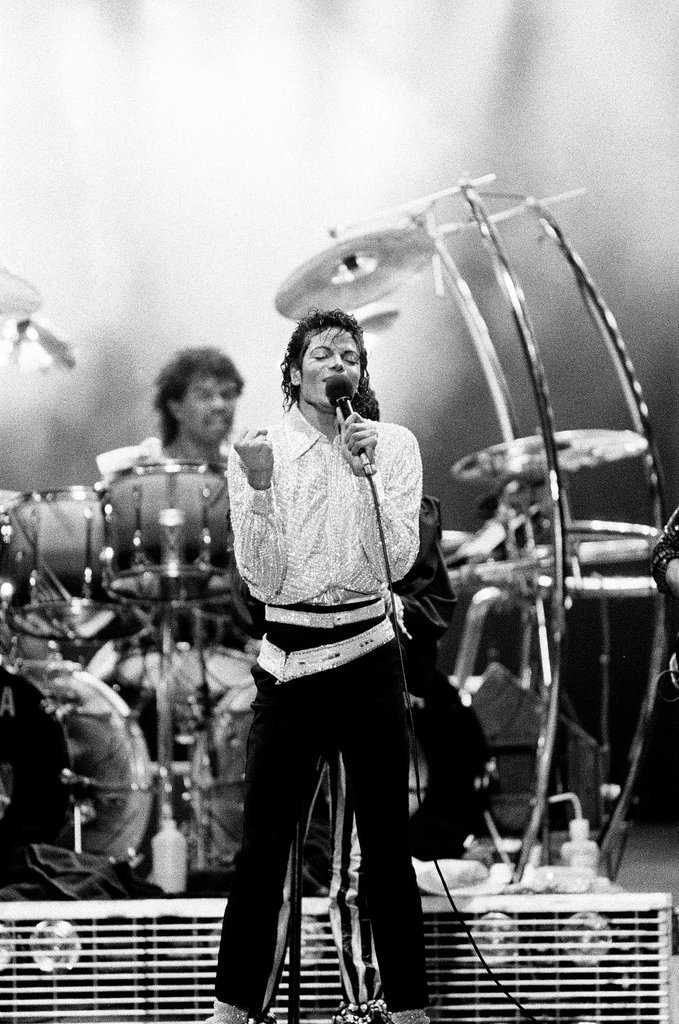 Michael Jackson concert at Comiskey Park - Ringham for Chicago Sun-Times