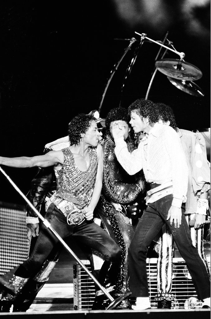 Michael Jackson concert at Comiskey Park - Bob (Robert) Black for Chicago Sun-Times