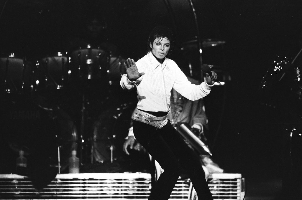 Michael Jackson concert at Comiskey Park - Bob (Robert) Black for Chicago Sun-Times