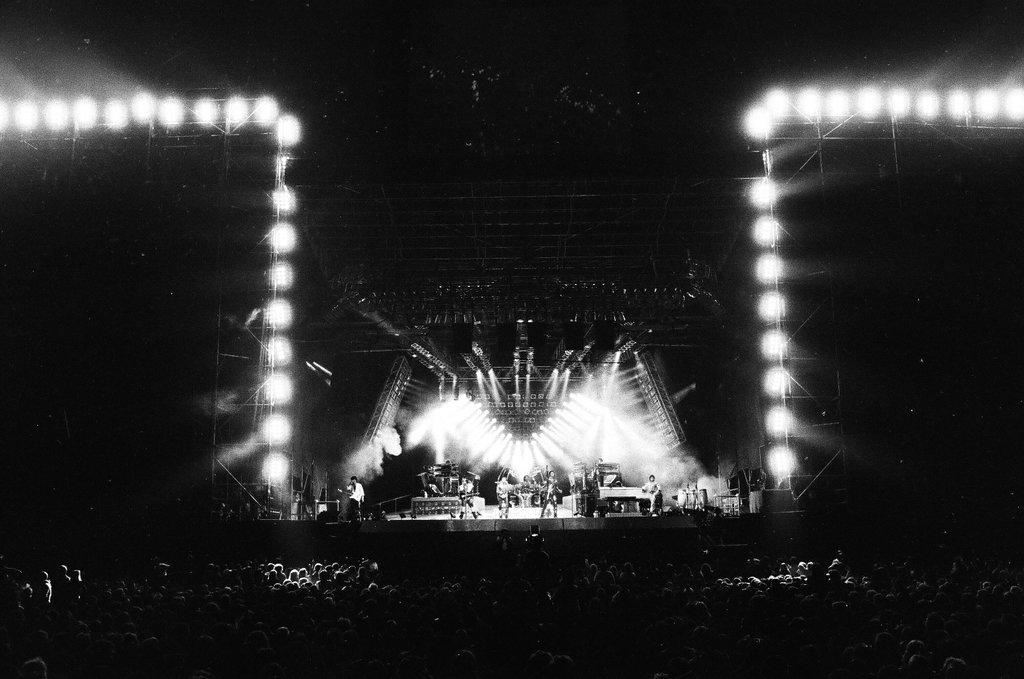Michael Jackson concert at Comiskey Park - Bob (Robert) Black for Chicago Sun-Times