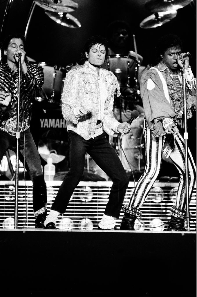 Michael Jackson concert at Comiskey Park - Bob (Robert) Black for Chicago Sun-Times