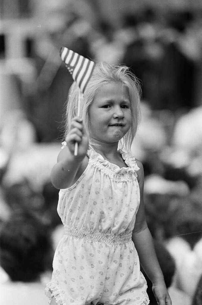 Ronald Reagan speaks at Bloom Township High School - Nancy Stuenkel for Chicago Sun-Times