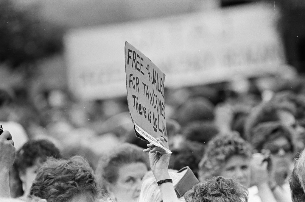 Ronald Reagan speaks at Bloom Township High School - Nancy Stuenkel for Chicago Sun-Times