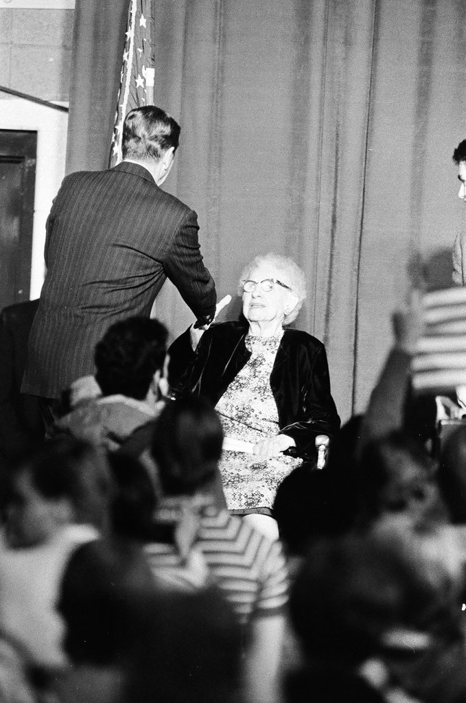 President Ronald Reagan speaks at Bolingbrook High School - Jarvinen for Chicago Sun-Times