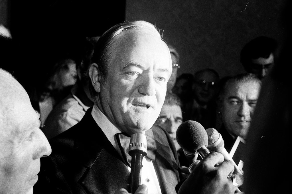 Hubert Humphrey is named Israel Bond Man of the Year - Don Bierman for Chicago Sun-Times