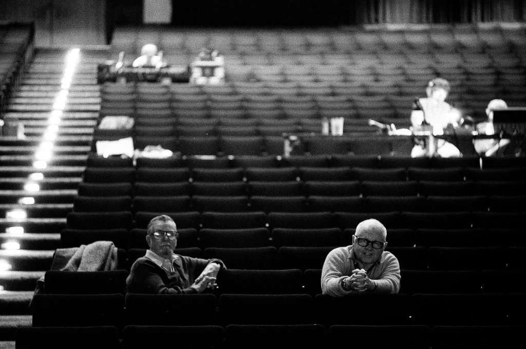 Mickey Rooney attends Sugar Babies rehearsal - Reeve for Chicago Sun-Times