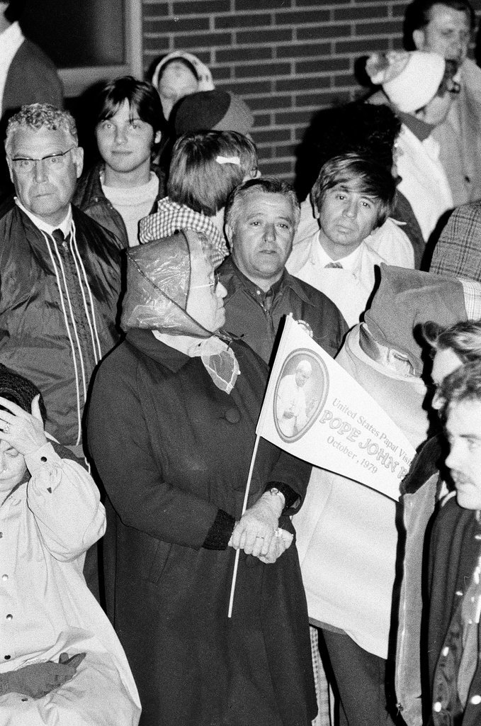 Pope John Paul II motorcade - Jim Frost for Chicago Sun-Times