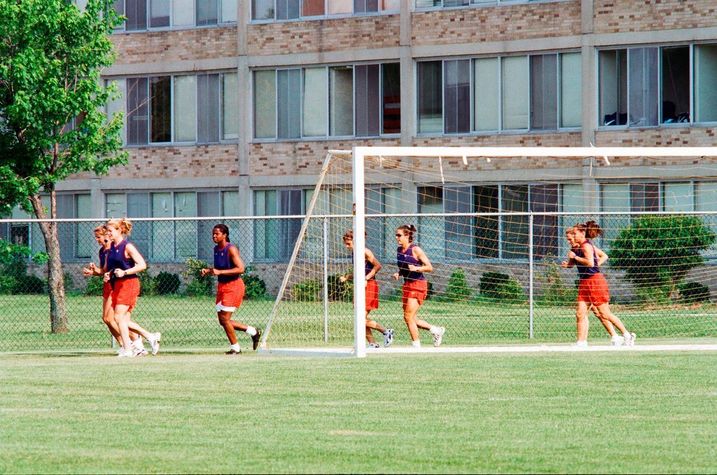 USA women's World Cup soccer team practices at Benedictine College - Scott Stewart for Chicago Sun-Times