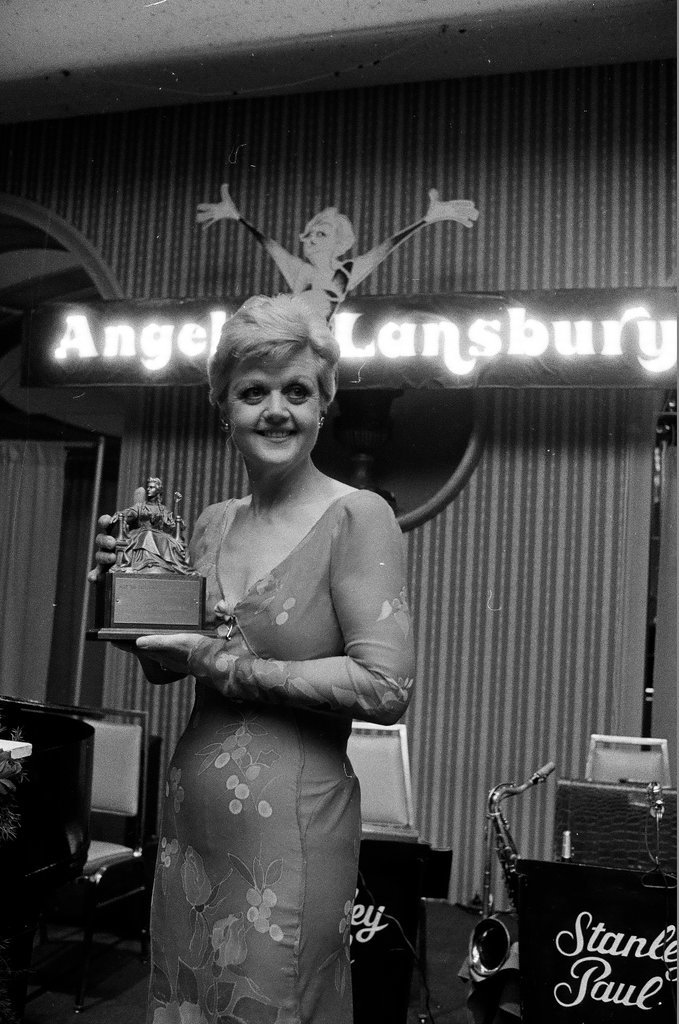 Angela Lansbury at Sarah Siddons Society party - Jim Mescall for Chicago Sun-Times