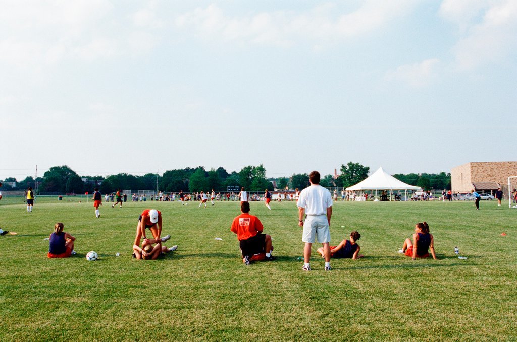 USA women's World Cup soccer team practices at Benedictine College - Scott Stewart for Chicago Sun-Times