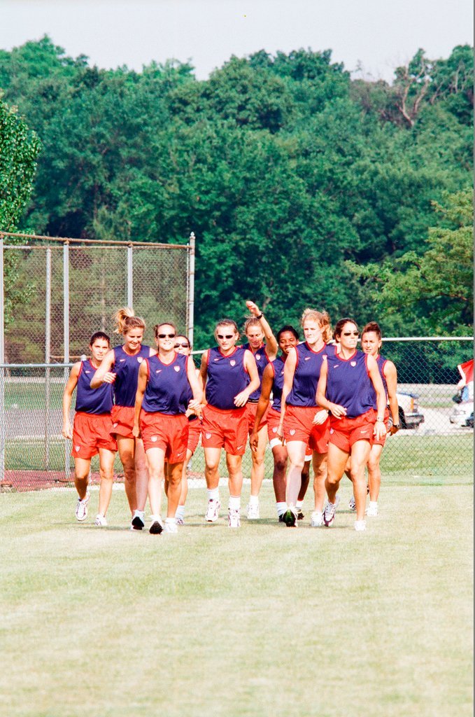 USA women's World Cup soccer team practices at Benedictine College - Scott Stewart for Chicago Sun-Times