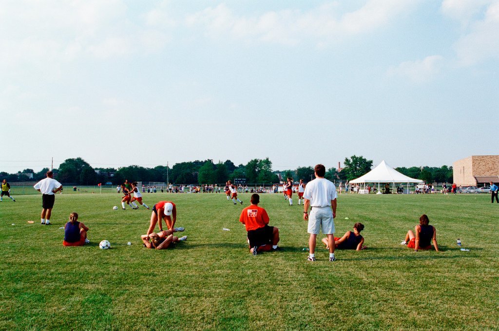 USA women's World Cup soccer team practices at Benedictine College - Scott Stewart for Chicago Sun-Times