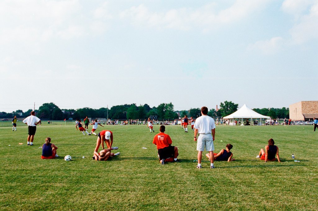 USA women's World Cup soccer team practices at Benedictine College - Scott Stewart for Chicago Sun-Times