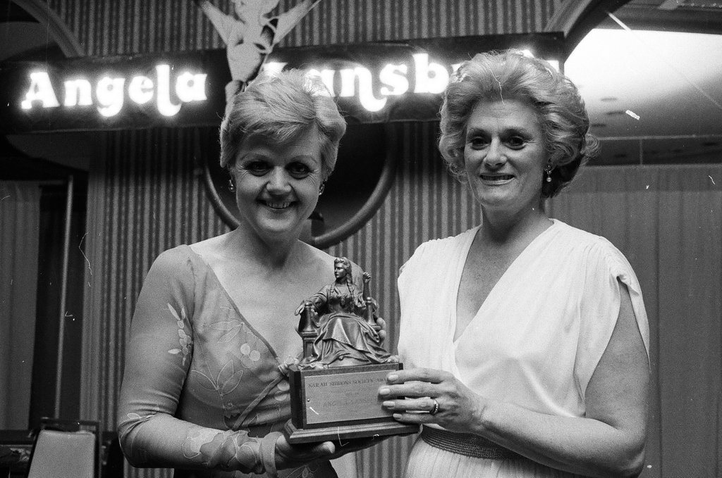 Angela Lansbury at Sarah Siddons Society party - Jim Mescall for Chicago Sun-Times