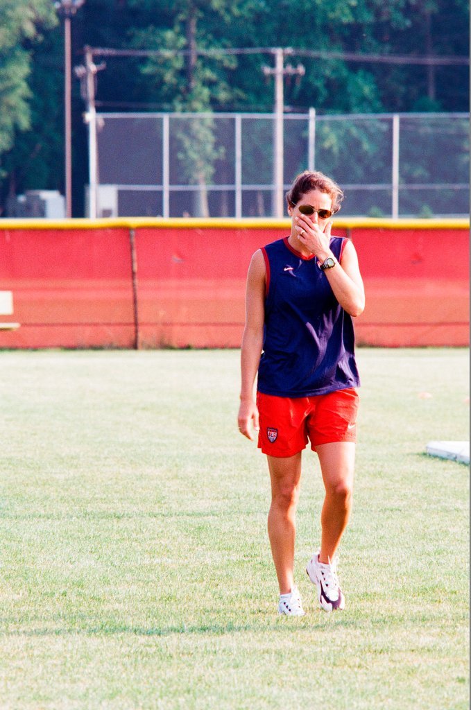 USA women's World Cup soccer team practices at Benedictine College - Scott Stewart for Chicago Sun-Times