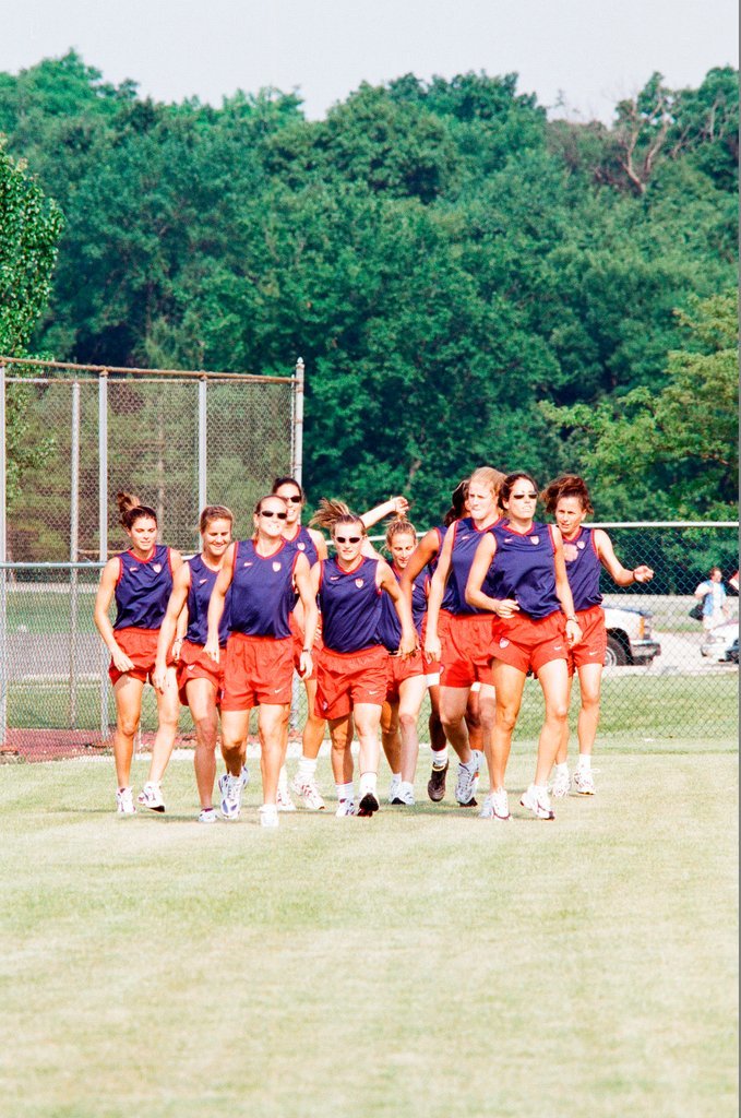 USA women's World Cup soccer team practices at Benedictine College - Scott Stewart for Chicago Sun-Times