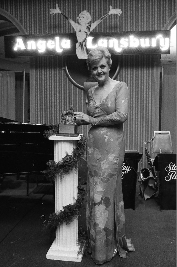 Angela Lansbury at Sarah Siddons Society party - Jim Mescall for Chicago Sun-Times