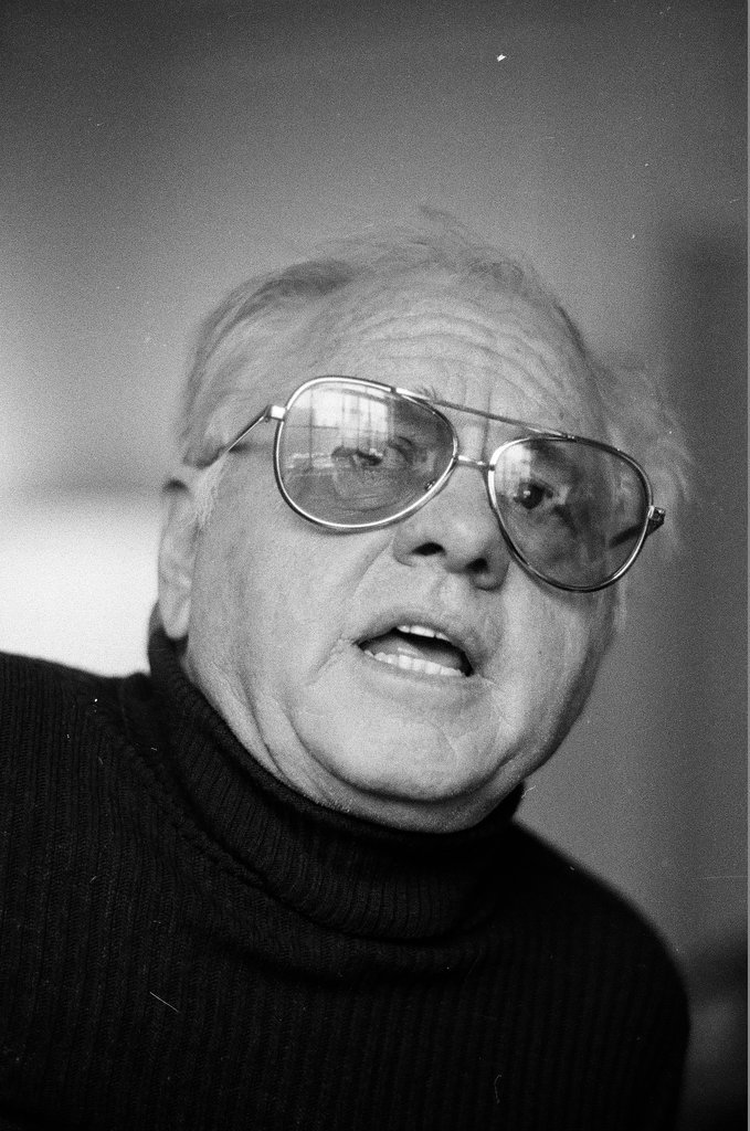 Mickey Rooney sitting in a chair - Jerry Tomaselli for Chicago Sun-Times