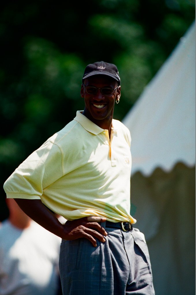 Jack Nickalus, Michael Jordan and others in the Ameritech Senior Open - Chicago Sun-Times