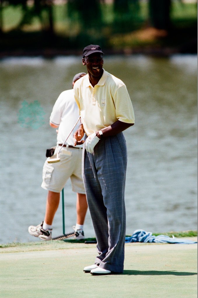 Jack Nickalus, Michael Jordan and others in the Ameritech Senior Open - Chicago Sun-Times