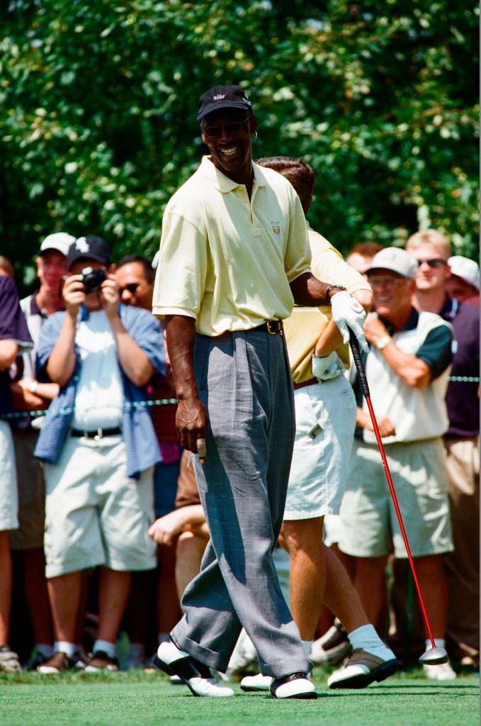 Jack Nickalus, Michael Jordan and others in the Ameritech Senior Open - Chicago Sun-Times