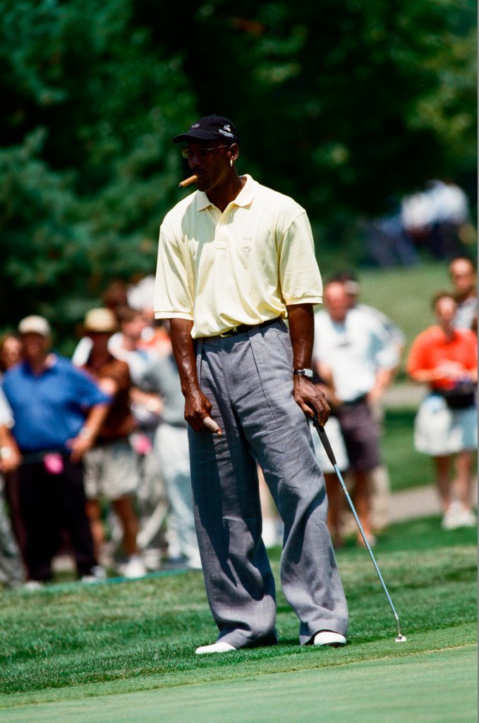 Jack Nickalus, Michael Jordan and others in the Ameritech Senior Open - Chicago Sun-Times