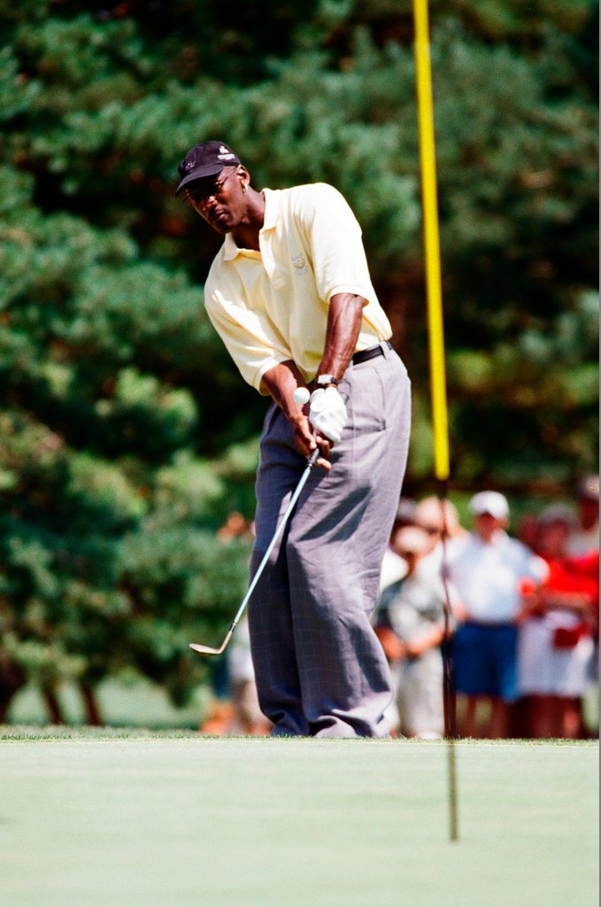 Jack Nickalus, Michael Jordan and others in the Ameritech Senior Open - Chicago Sun-Times