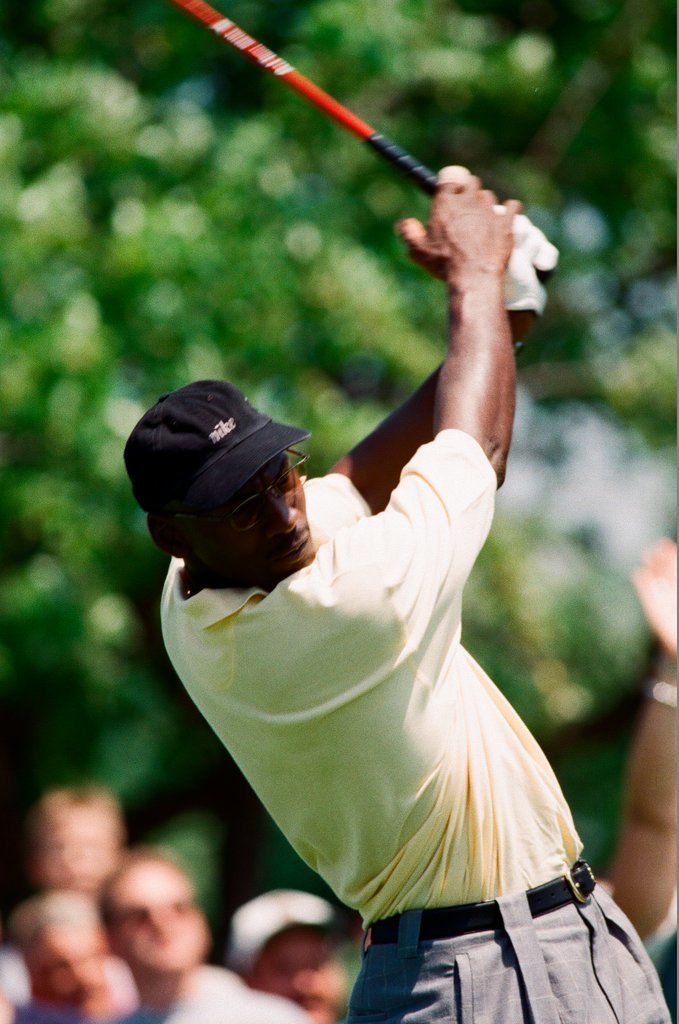 Jack Nickalus, Michael Jordan and others in the Ameritech Senior Open - Chicago Sun-Times