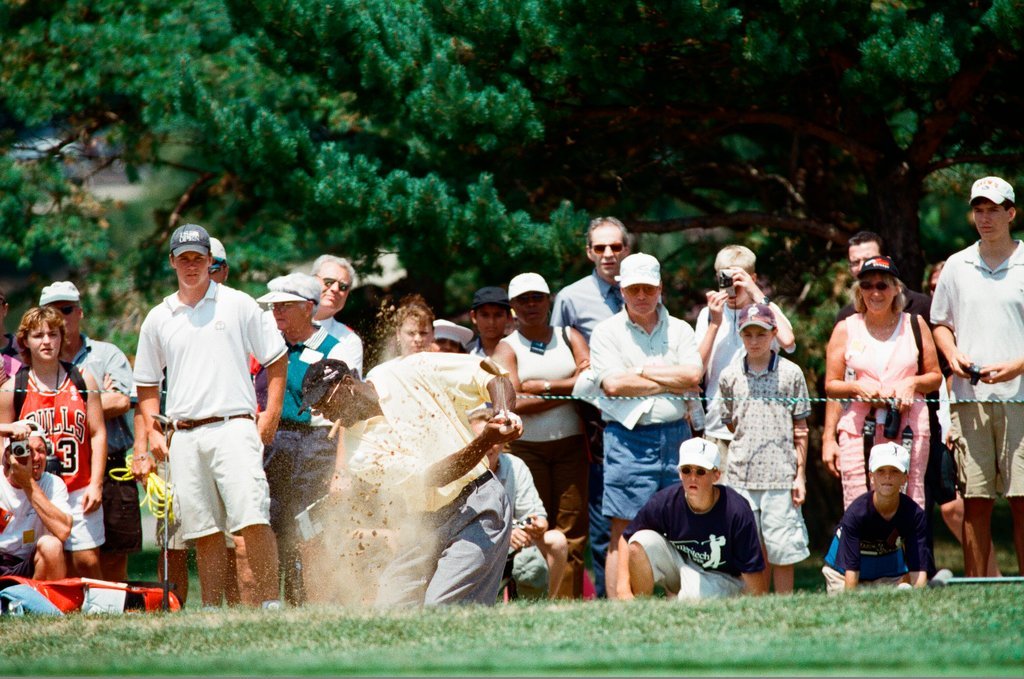 Jack Nickalus, Michael Jordan and others in the Ameritech Senior Open - Chicago Sun-Times