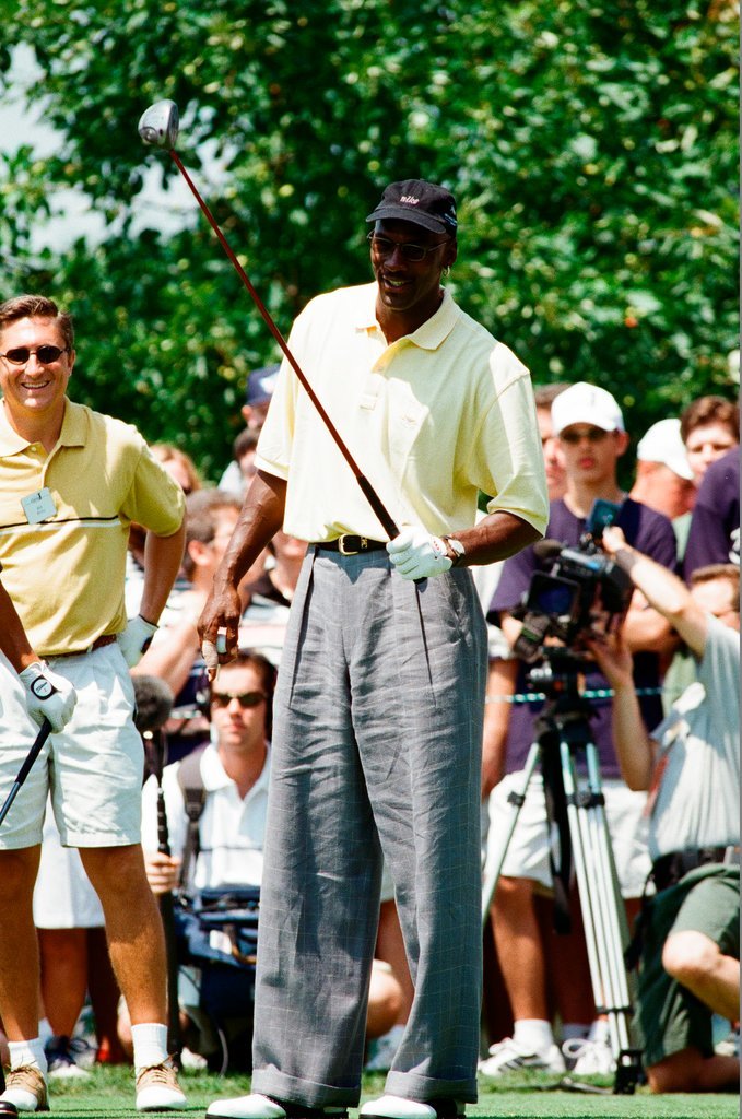 Jack Nickalus, Michael Jordan and others in the Ameritech Senior Open - Chicago Sun-Times