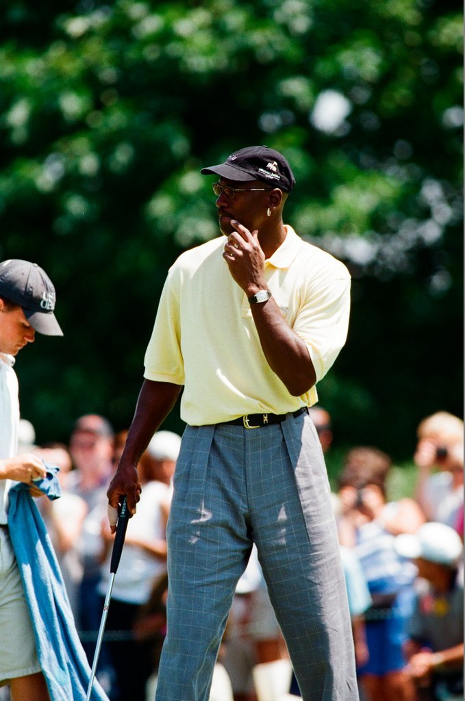 Jack Nickalus, Michael Jordan and others in the Ameritech Senior Open - Chicago Sun-Times