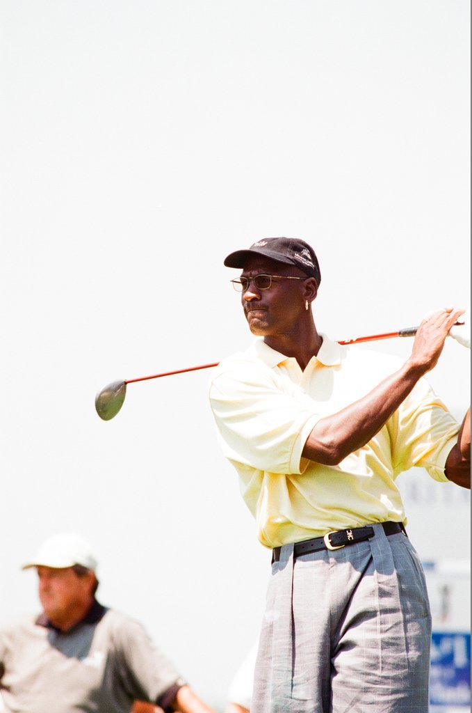 Jack Nickalus, Michael Jordan and others in the Ameritech Senior Open - Chicago Sun-Times
