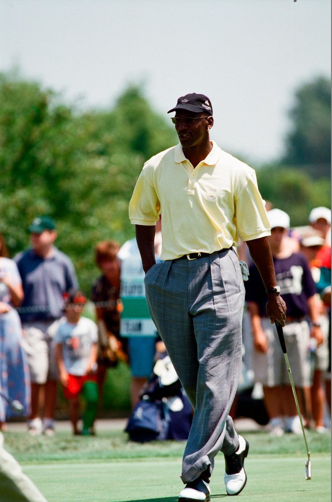 Jack Nickalus, Michael Jordan and others in the Ameritech Senior Open - Chicago Sun-Times