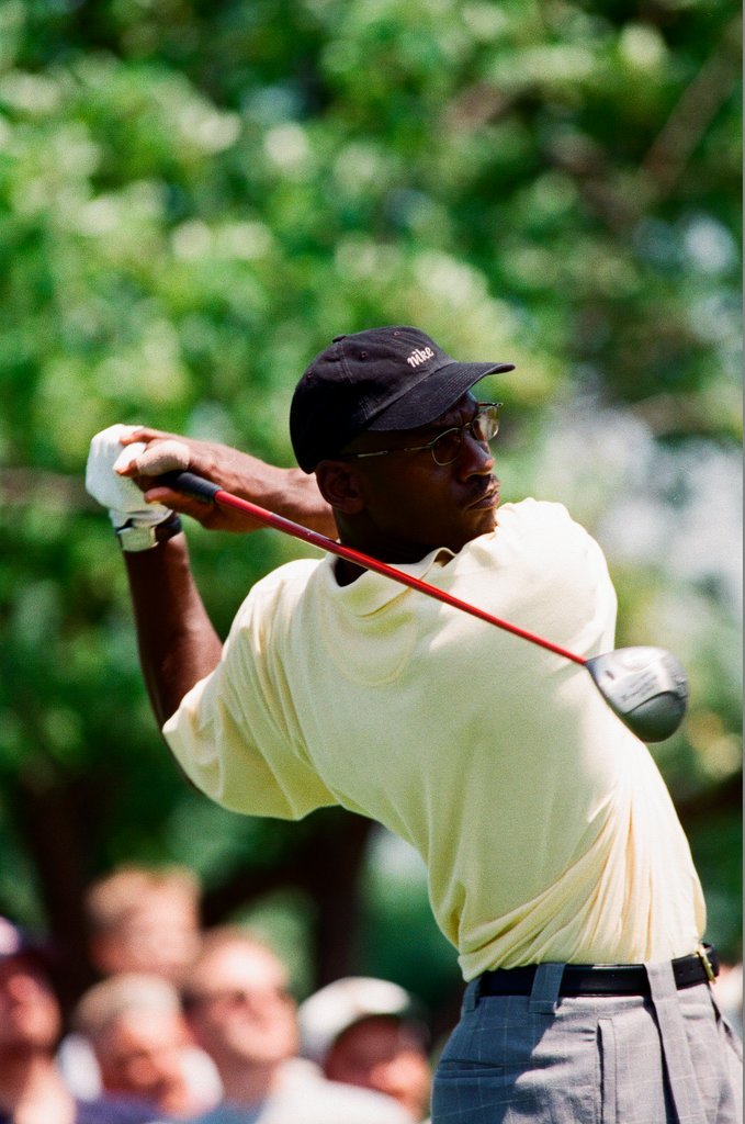 Jack Nickalus, Michael Jordan and others in the Ameritech Senior Open - Chicago Sun-Times