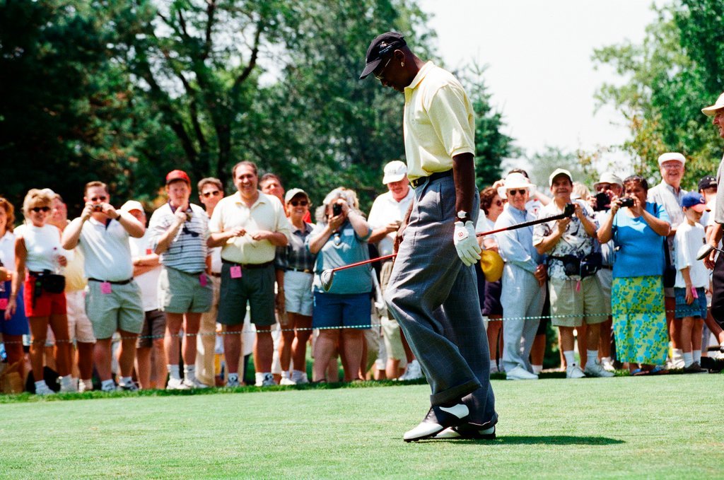 Jack Nickalus, Michael Jordan and others in the Ameritech Senior Open - Chicago Sun-Times