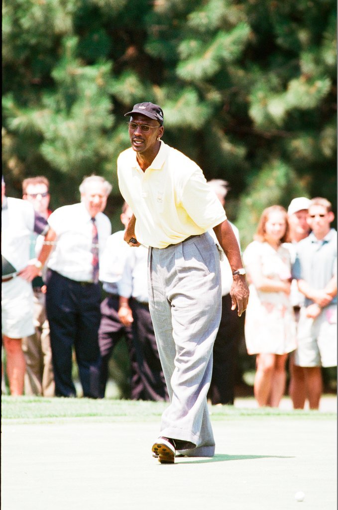 Jack Nickalus, Michael Jordan and others in the Ameritech Senior Open - Chicago Sun-Times