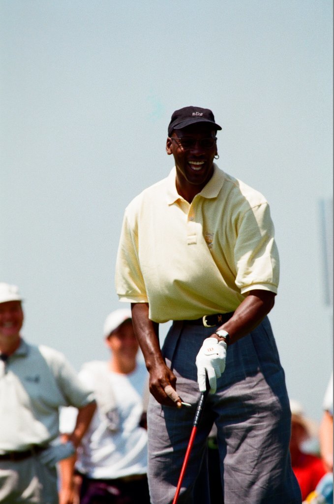 Jack Nickalus, Michael Jordan and others in the Ameritech Senior Open - Chicago Sun-Times