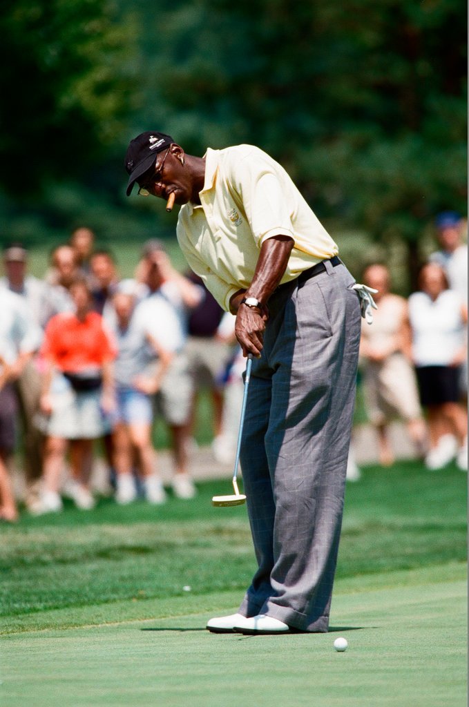 Jack Nickalus, Michael Jordan and others in the Ameritech Senior Open - Chicago Sun-Times