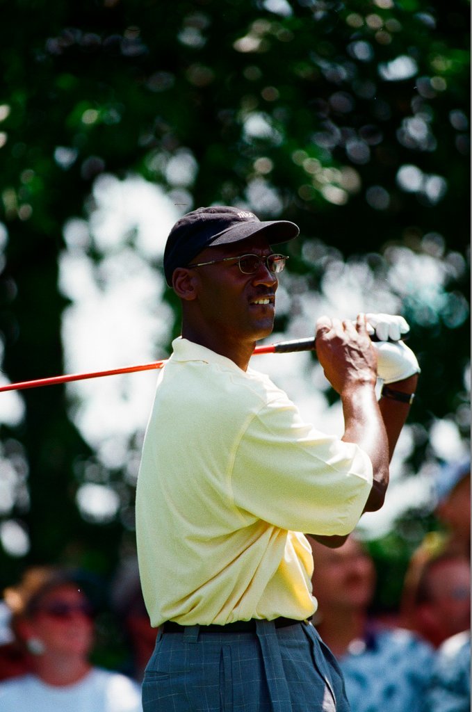Jack Nickalus, Michael Jordan and others in the Ameritech Senior Open - Chicago Sun-Times