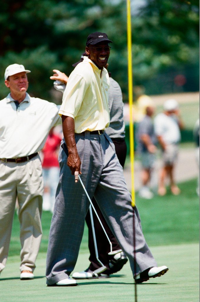 Jack Nickalus, Michael Jordan and others in the Ameritech Senior Open - Chicago Sun-Times