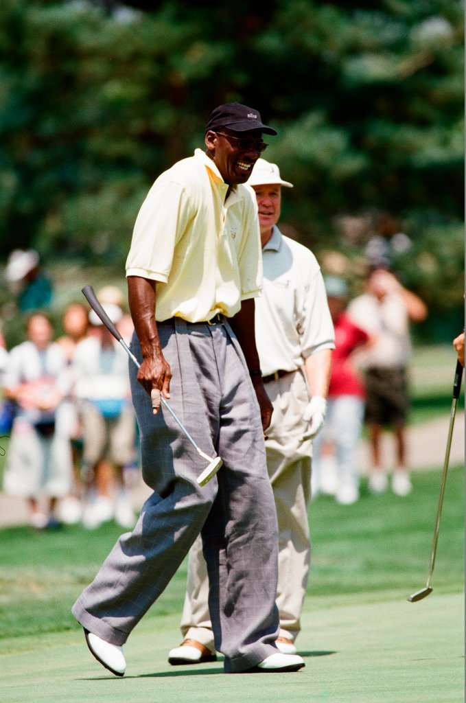 Jack Nickalus, Michael Jordan and others in the Ameritech Senior Open - Chicago Sun-Times