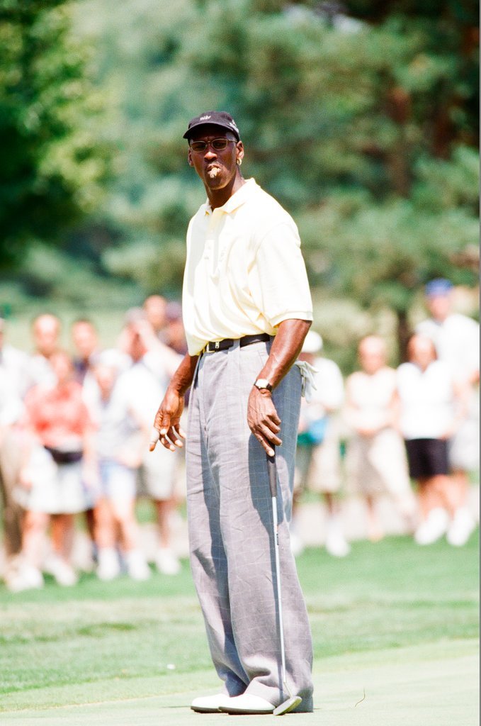 Jack Nickalus, Michael Jordan and others in the Ameritech Senior Open - Chicago Sun-Times