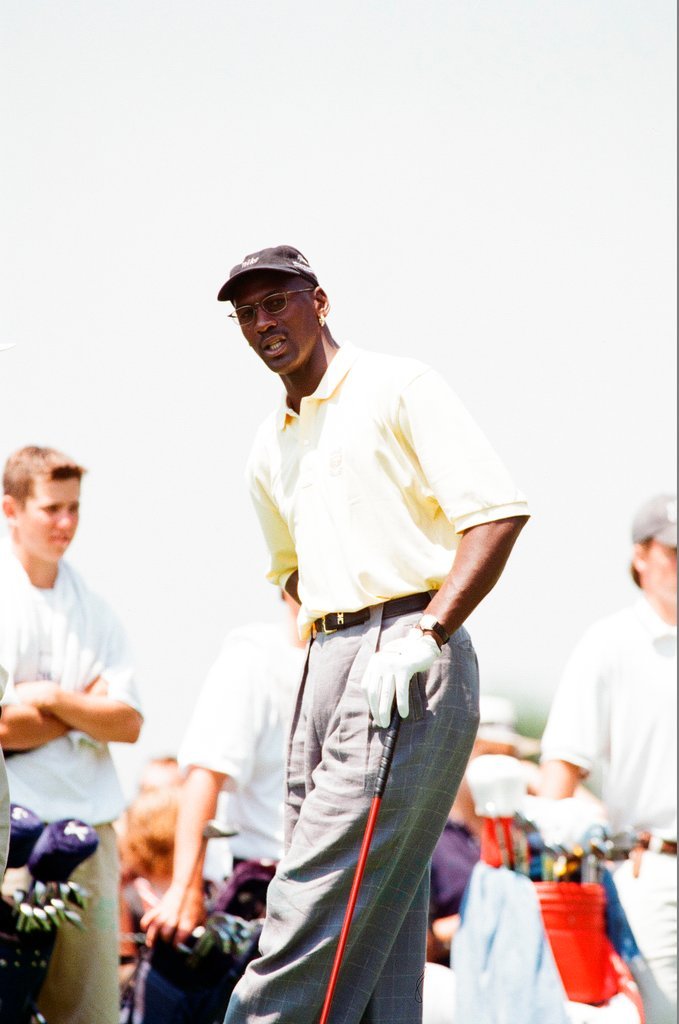 Jack Nickalus, Michael Jordan and others in the Ameritech Senior Open - Chicago Sun-Times